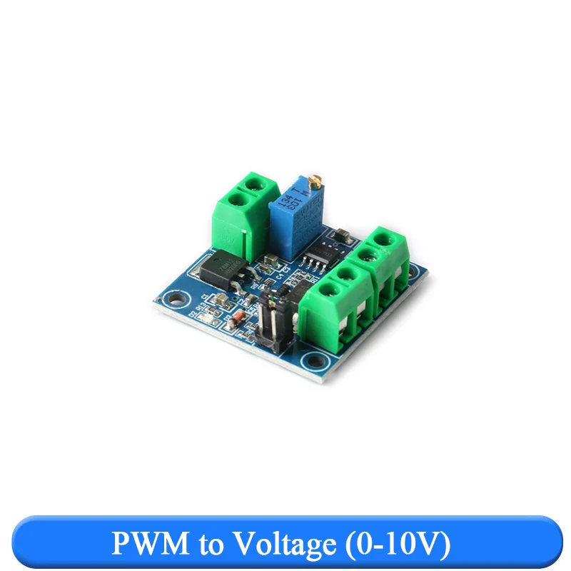 Modulo convertitore da tensione a PWM da 0%-100% a 0-5V 0-10V modulo di potenza regolabile PWM da segnale digitale ad analogico