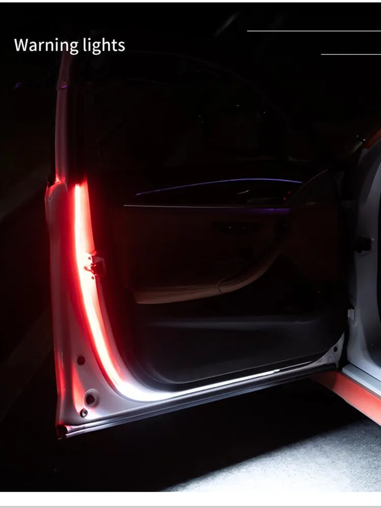 Car Door Welcome Light LED Safety Warning Strobe For Toyota yaris corolla rav4 auris Prius Camry C-HR CHR Prado Venza Sienna FJ