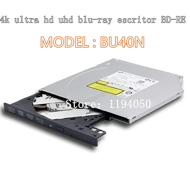 Genuine New Laptop PC Internal 4K Ultra HD UHD 3D Blu-ray Player M-Disc Burner for   BU40N  Dual Layer 4X BDXL 100GB 6X BD-RE DV