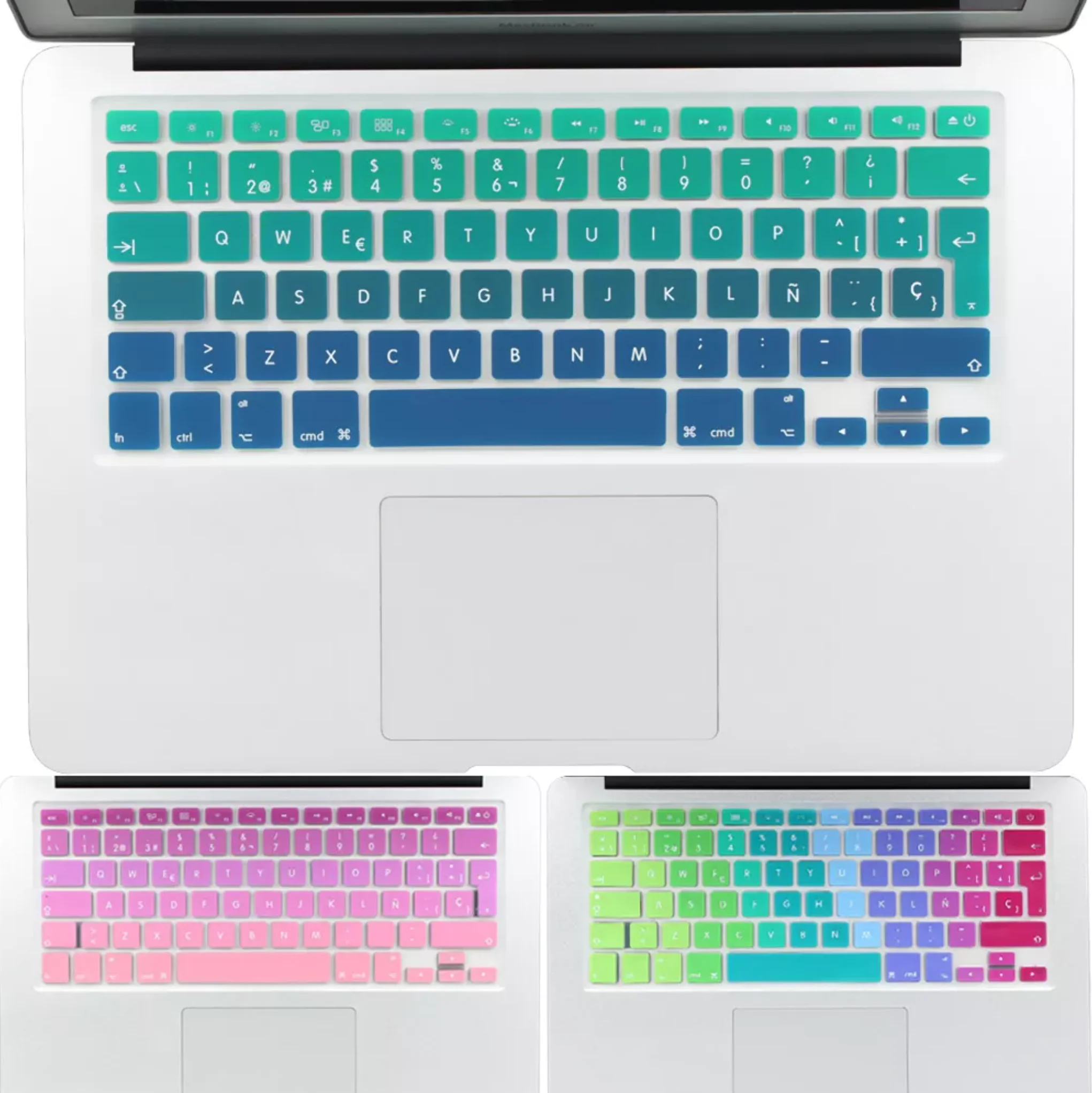 

Euro Spanish English French Russia water Dust proof keyboard cover for macbook 2012-2017 air 13 A1466 protector Retina 13 A1502