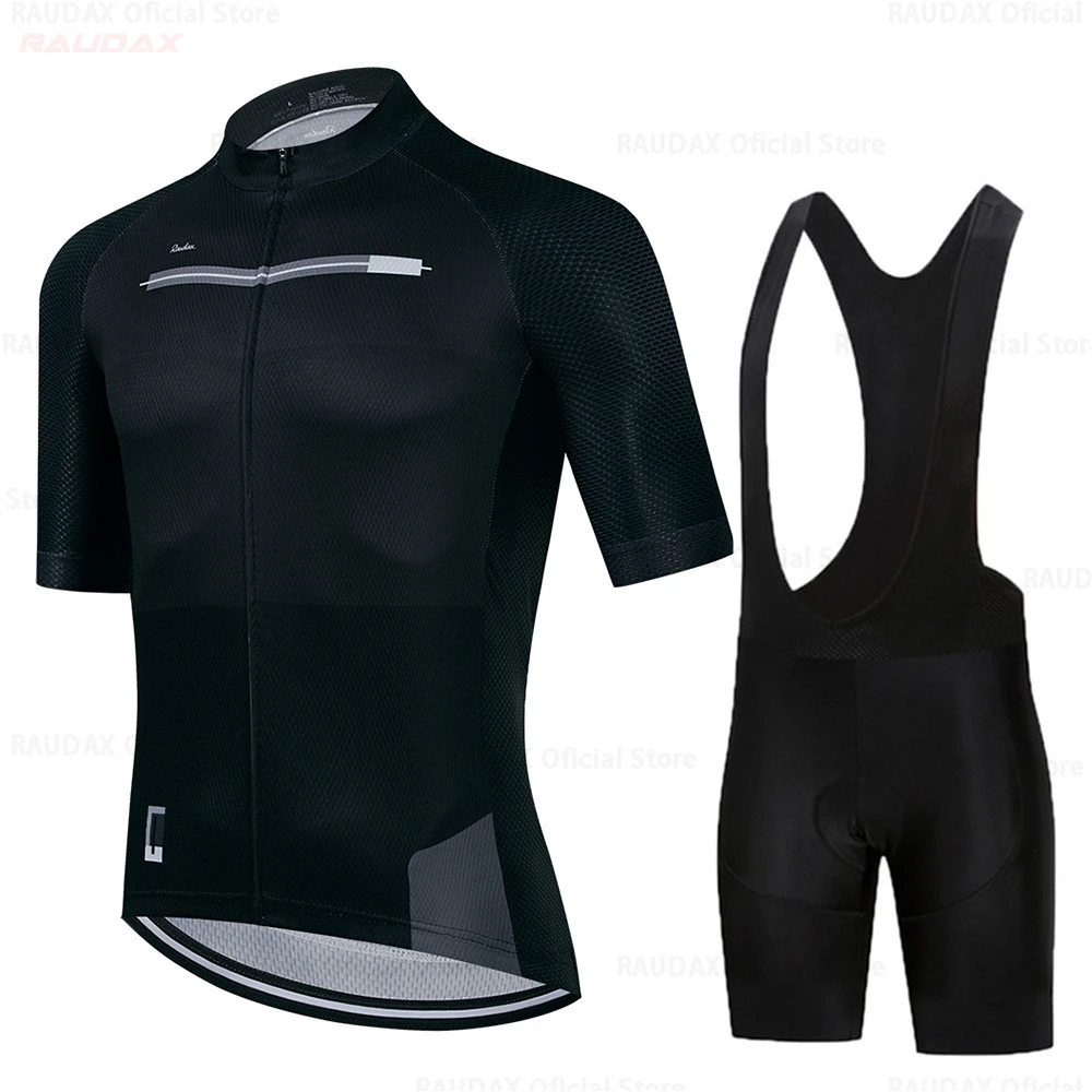 AliExpress RAUDAX Raudax 2025 Summer Cycling Jersey Set Breathable MTB Twelve Colors Cycling Clothing Mountain Bike Wear Maillot Ropa Ciclismo