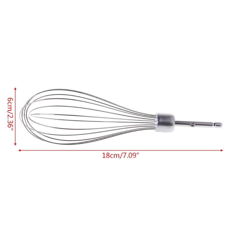 Electric Egg Beater Accessories Frother Mixer Whisk Stainless Steel Kitchen Tool 10166