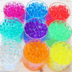 200 Pcs/lot Multicolors Crystal Soil Mud Hydrogel Gel Kids Children Toy Water Beads Growing Up Water Balls Home Decor Potted