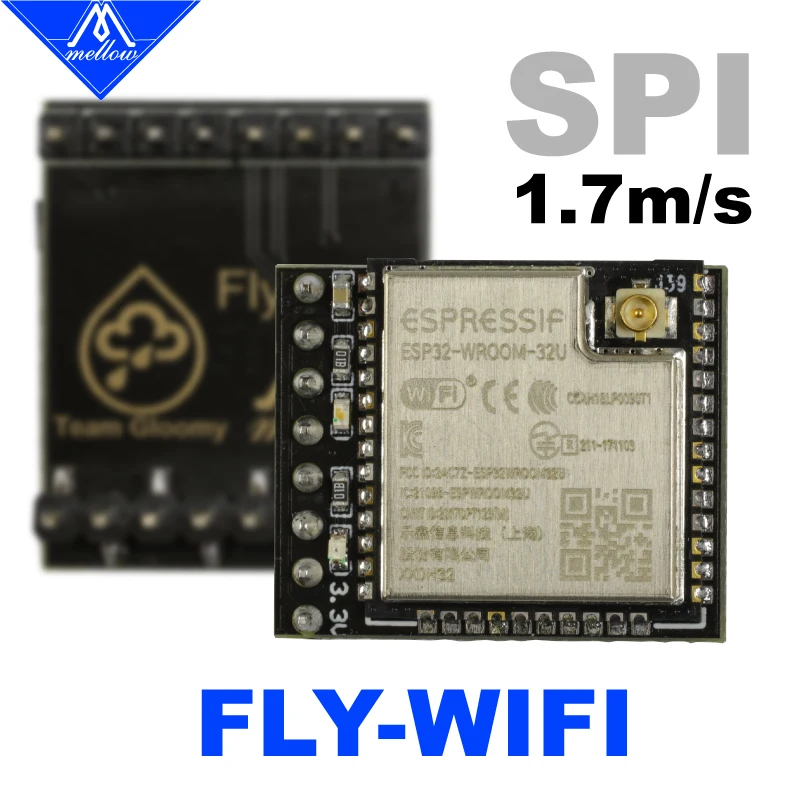 

Mellow 1Pcs FLY SKR2 Wifi Antenna ESP32 Board 1.7M/S RepRap Firmware RRF Duet Wifi For SKR 2 Octopus 32 Bit Control Board