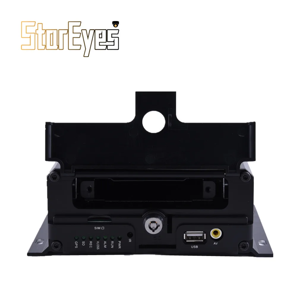 H.264 AHD 720P 4Ch HDD SD Card Trailer Truck Taxi Vehicle Car School Bus GPS Mobile DVR