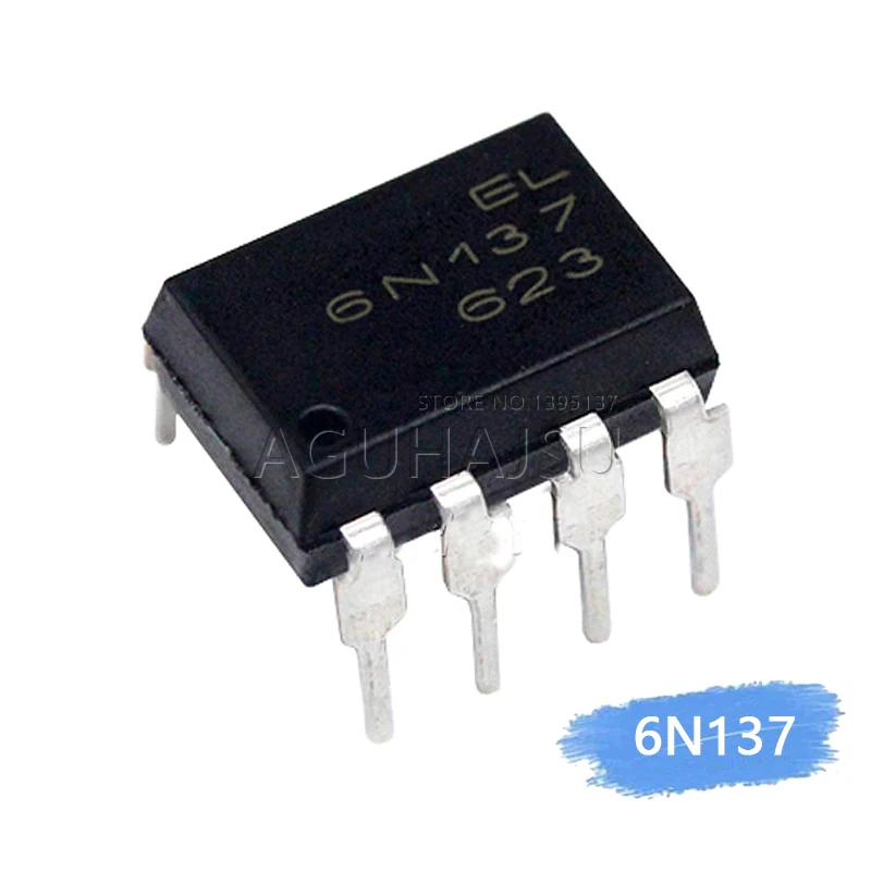 10PCS 6N137 DIP8 6N137 DIP DIP-8 new and original IC