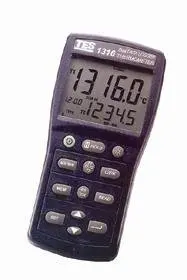 TES-1316 K.J.E.T.R.S.N. Data-Logger Thermometer , High Accuracy Digital Thermometer (with RS-232)