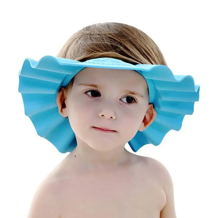 Gorro De Ducha Seguro Para Beb, Gorro De Bao Para Chico, Gorro Ajustable Para Ducha De Beb, Proteccin Para Los Ojos,