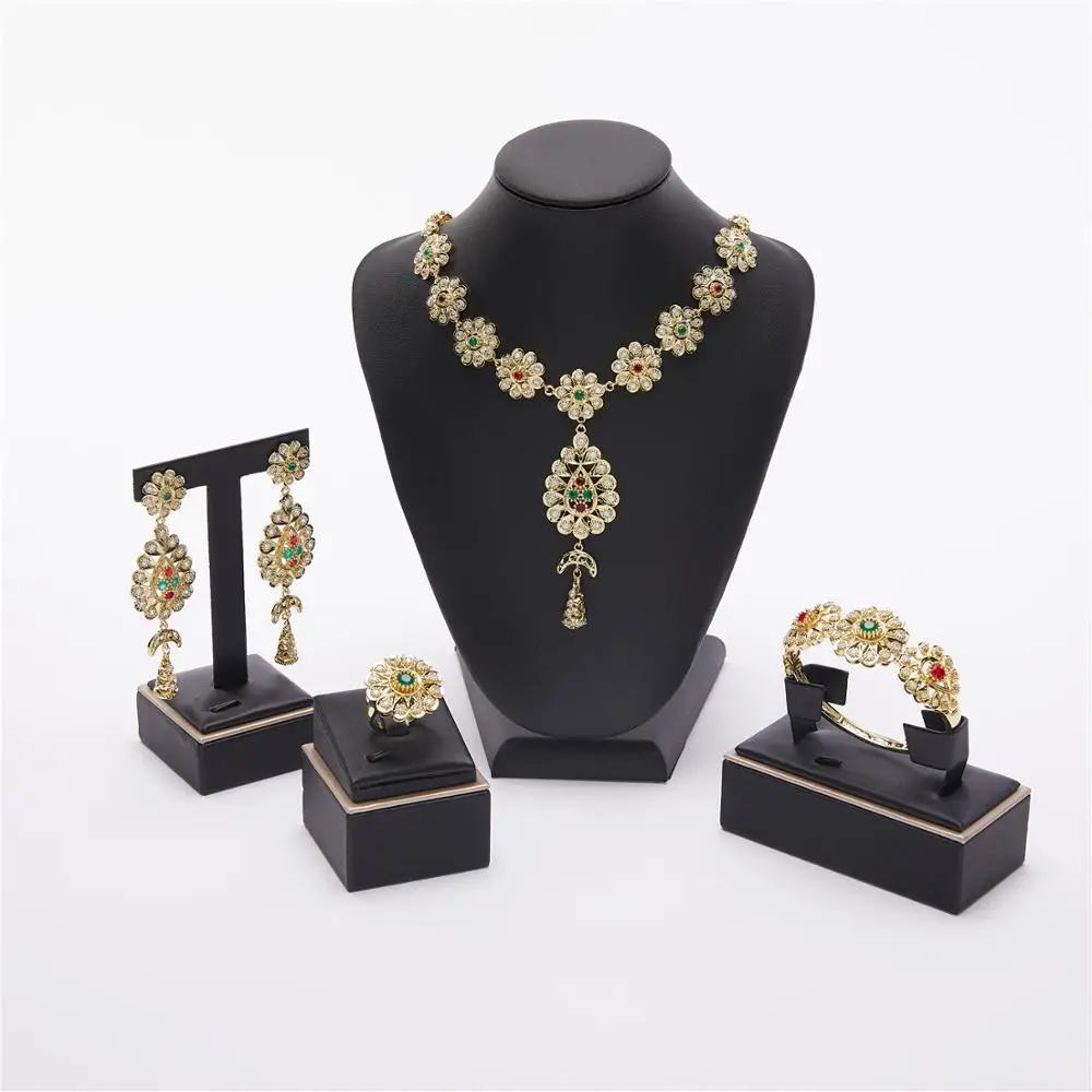 

Morocco Hot Selling Accessories Wedding Jewelry Set For Women Fashion Jewelry Set