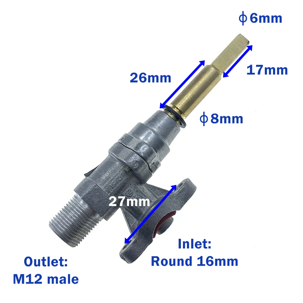 Laite 1/2PSI Gas Cooktop / Oven / Range Spare Parts Surface Burner Valve Contorl Valve