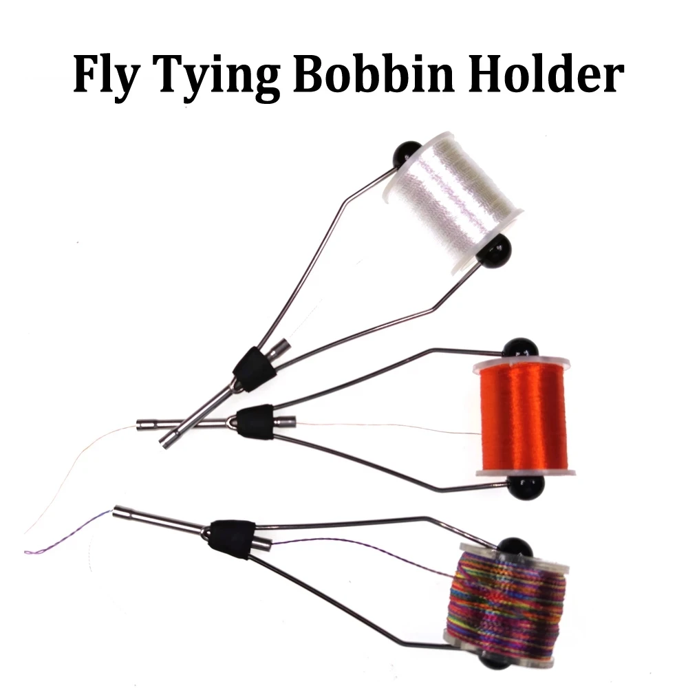 1/7-teiliger Fliegenbinde-Spulenhalter aus Stahllegierung und Bi-Keramik – Standard- und kleine Fadenspulen für die Herstellung von Trocken- und Nassfliegenködern – Detail 1