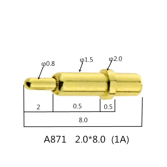 

Probe Pogo Pin Custom High Current Pogo Pin Battery Connector Mold Contact Pin PCB Test A871