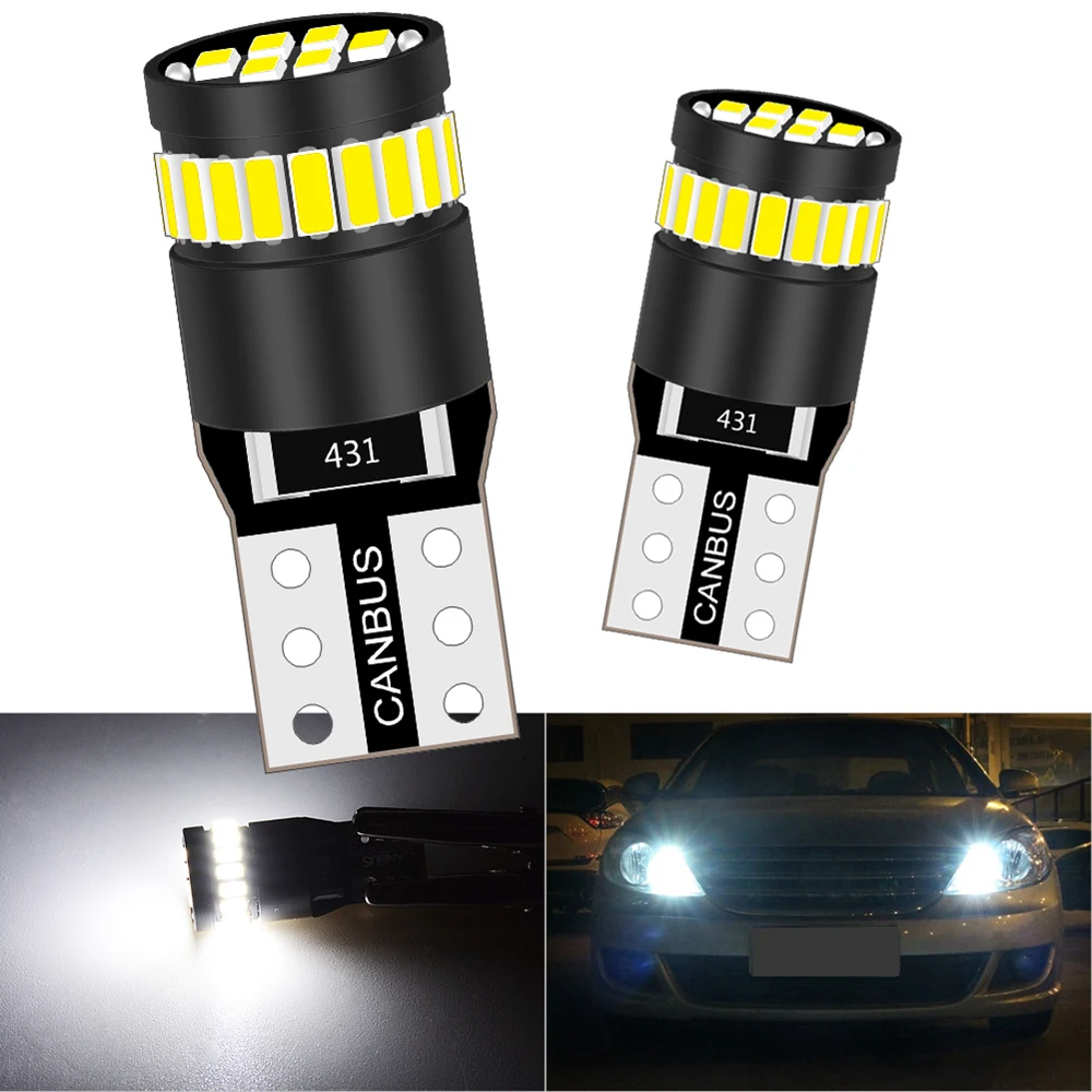 2x T10 W5W LED Lamp Canbus Read Parking Light for Chevrolet Aveo Lacetti Cruze Epica Captiva Niva Orlando TRAX Blazer Camaro HHR