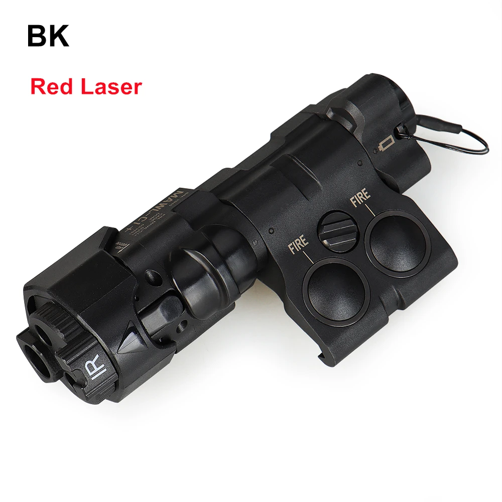 

Hunting airsoft accessories Red Laser With IR And White Light Plastic Nylon Material Replace Right and Left Hand Use For Airsoft