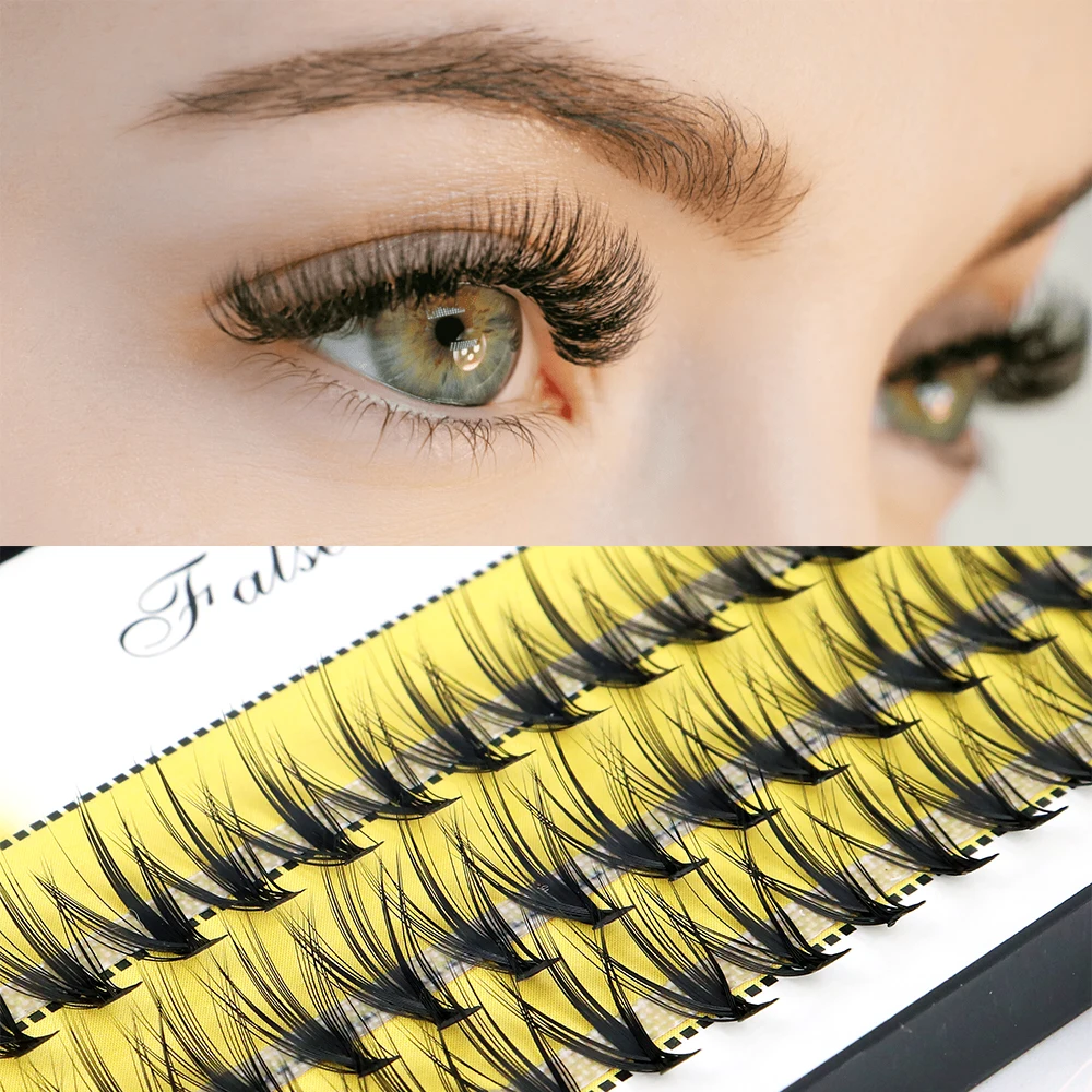 20/30D Mink Eyelashes Natural Russian C/D volume False Eyelash cluster Professional Eyelashes Extension Makeup Lashes Wholesale