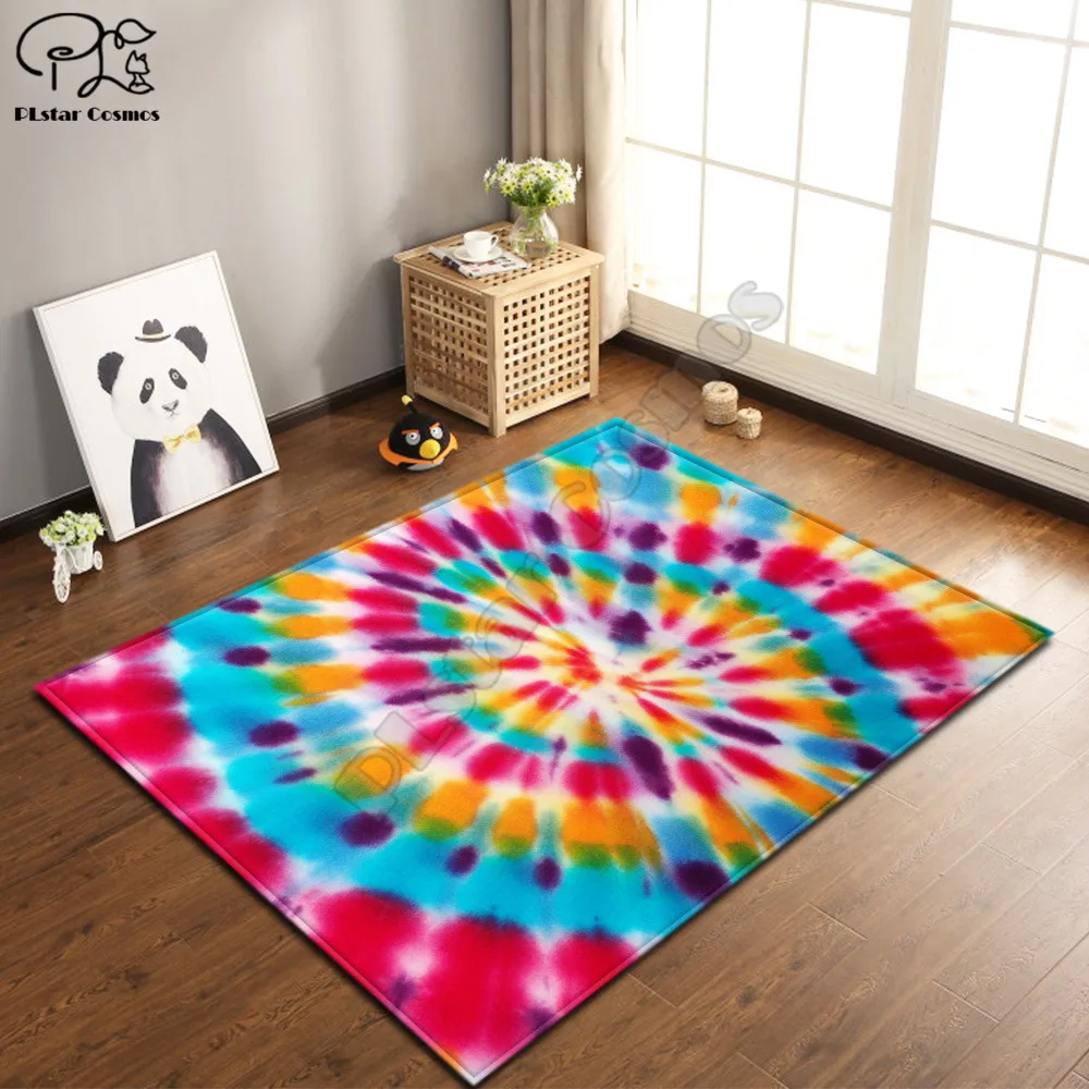 Square Swirl Pattern Anti-Skid Area Floor Mat 3D Rug Non-slip Mat Dining Room Living Room Soft Bedroom Carpet