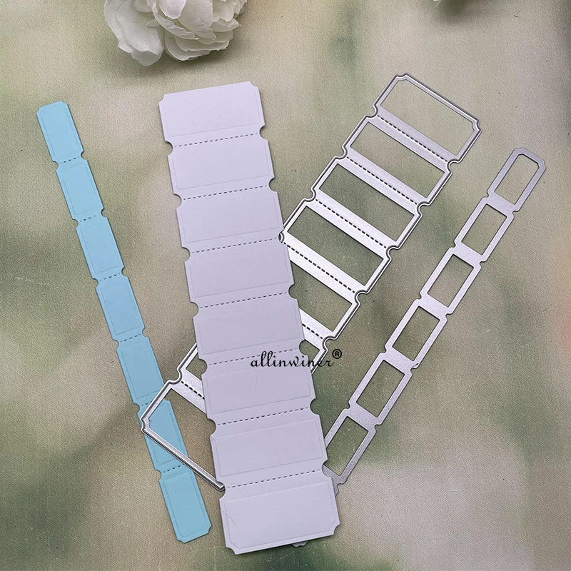 New Ticket card decoration DIY Craft Metal Cutting Die Scrapbook Embossed Paper Card Album Craft Template Stencil Dies