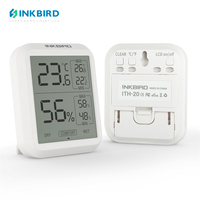 INKBIRD Digital Thermometer And Hygrometer ITH-20 Instant Read Temperature Humidity Gauge Monitor For Indoor/Outdoor 2.8Inch