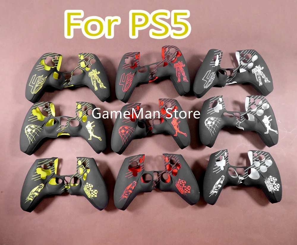 20pcs for PS5 Game Printing Silicone Case for PlayStation 5 PS5 Controller Protection Skin cover