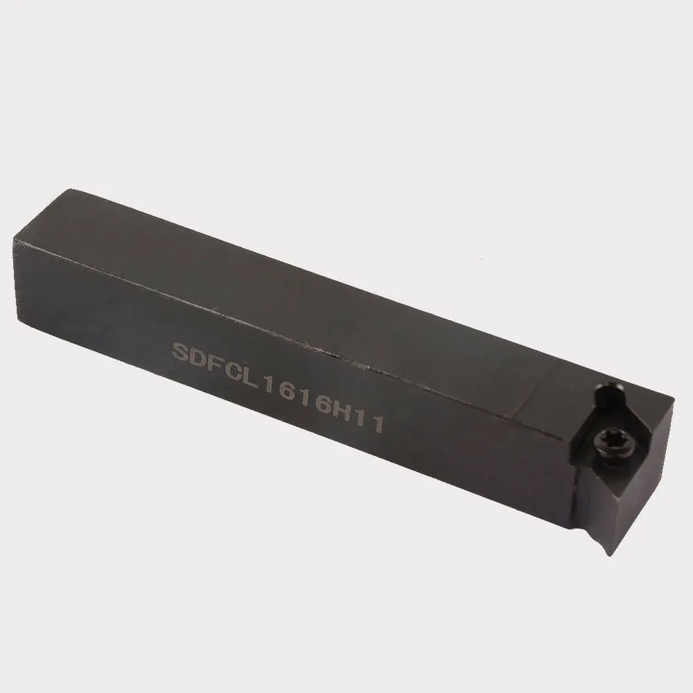 SDFCL1616H11 CNC แทรกเครื่องกลึงโลหะภายนอกเครื่องมือกลึง + 1Pc DCMT11T304คาร์ไบด์