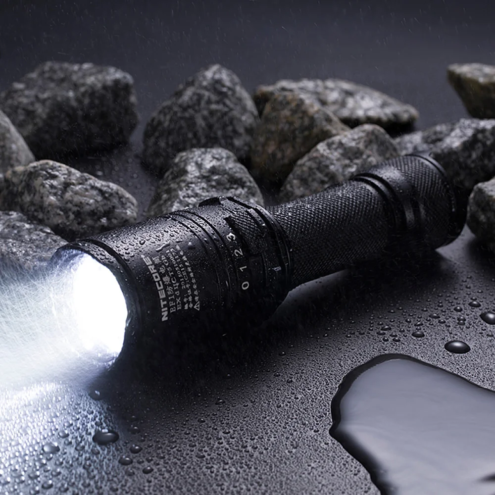 NITECORE EF1 Explosion-proof LED Flashlight  XM-L2 U3 830LM Tactical Flashlight ProTorch Ex D II C T5 Gb by 18650 Battery