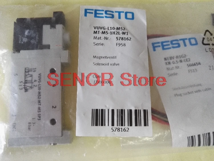 Brand new original solenoid valve VUVG-L10-M52-MT-M5-1H2L-W1 (578162)