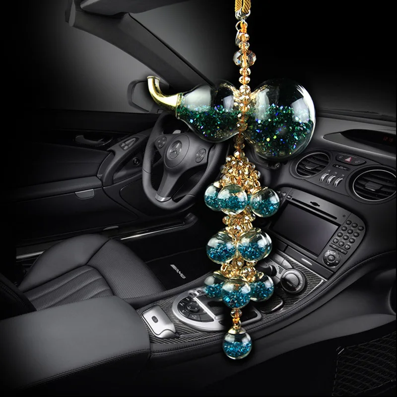 General Motors Pendant High-end Car Interior Decoration Products Car Pendant Crystal Gourd Shape  Car Interior Accessories