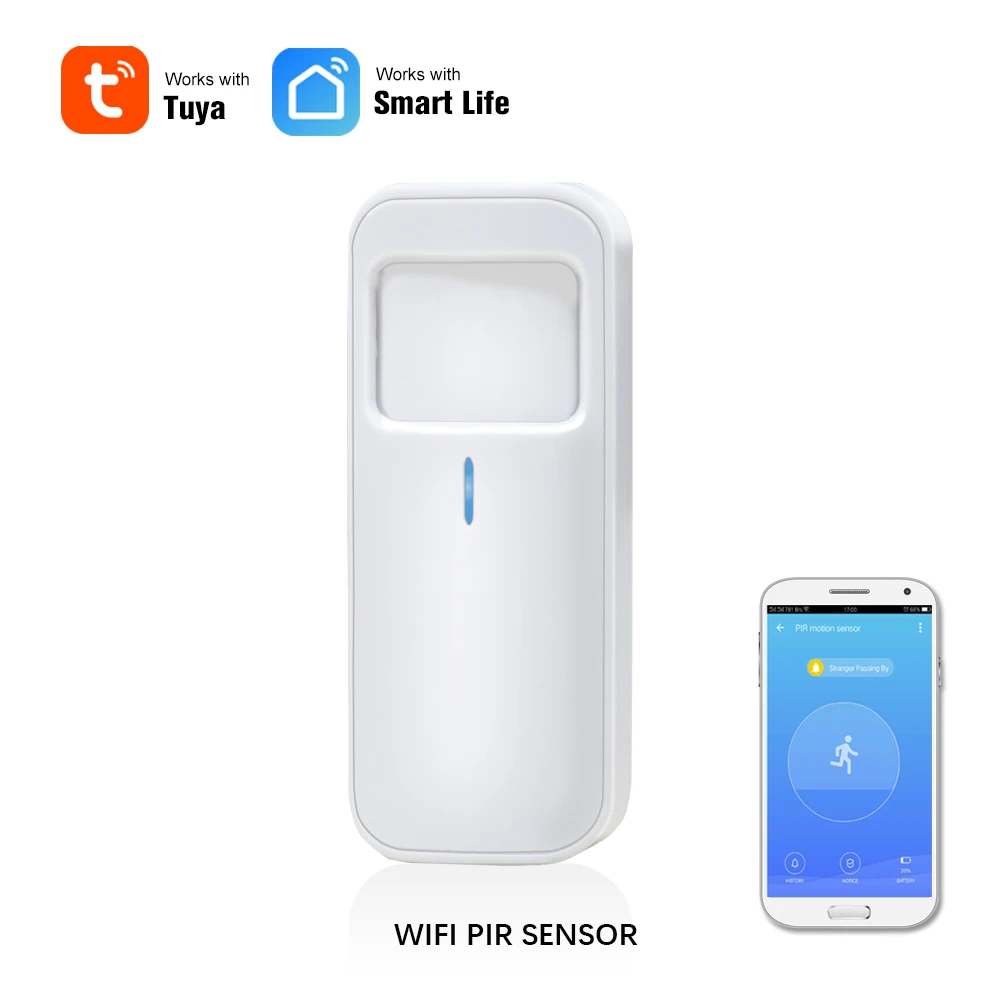 Tuya Smart Motion PIR Sensor Detector WIFI Movement Sensor Smart Life APP Wireless Home Security System