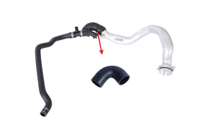 11537584630 Cooling Hose Excluding Metal Pipe Hose Shown Arrow With Bmw X5 (E70) Bmw X6 (E71, E72)