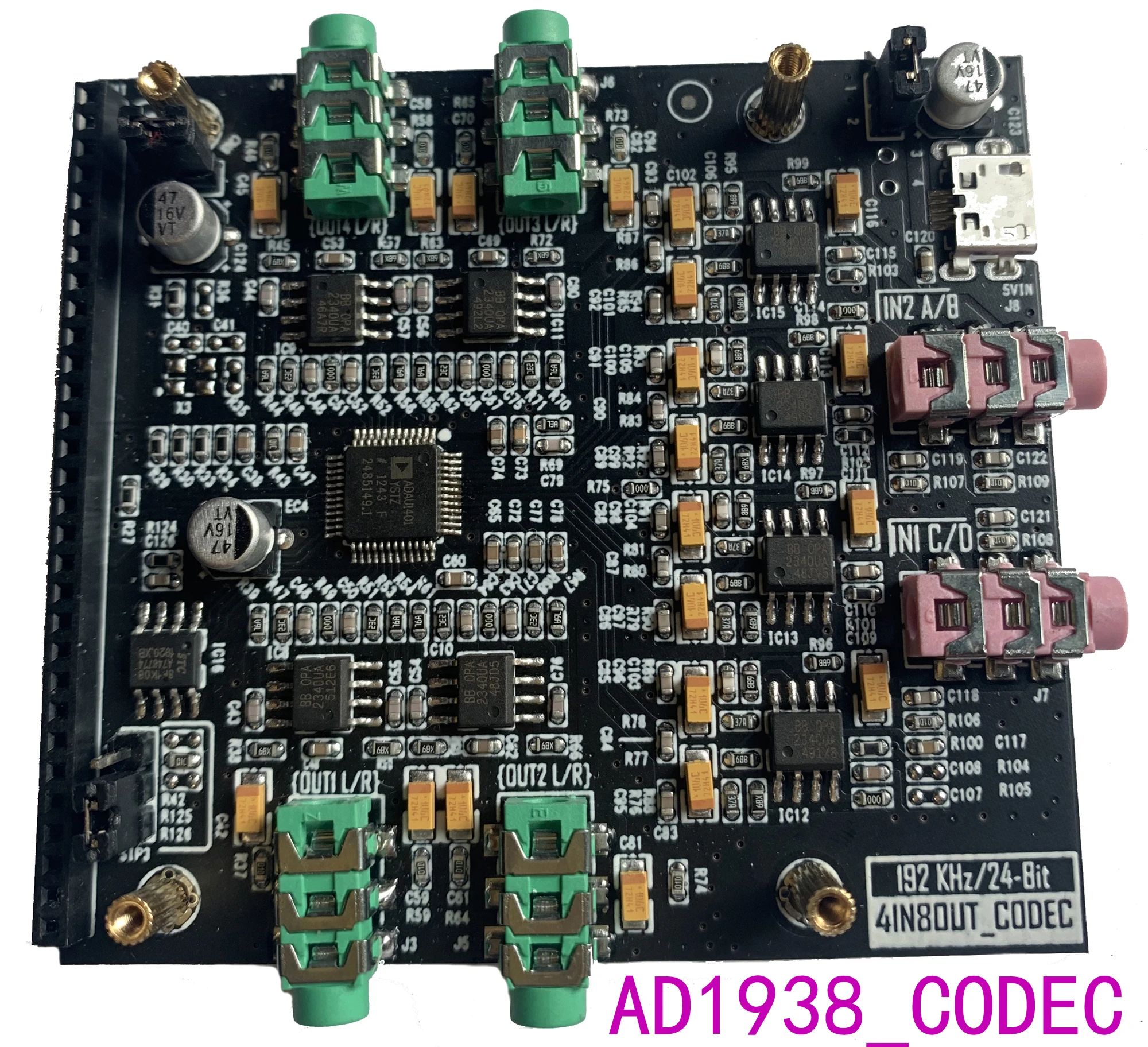 ADAU1452_DSP Development Board Learning Board AD1938 CODEC board