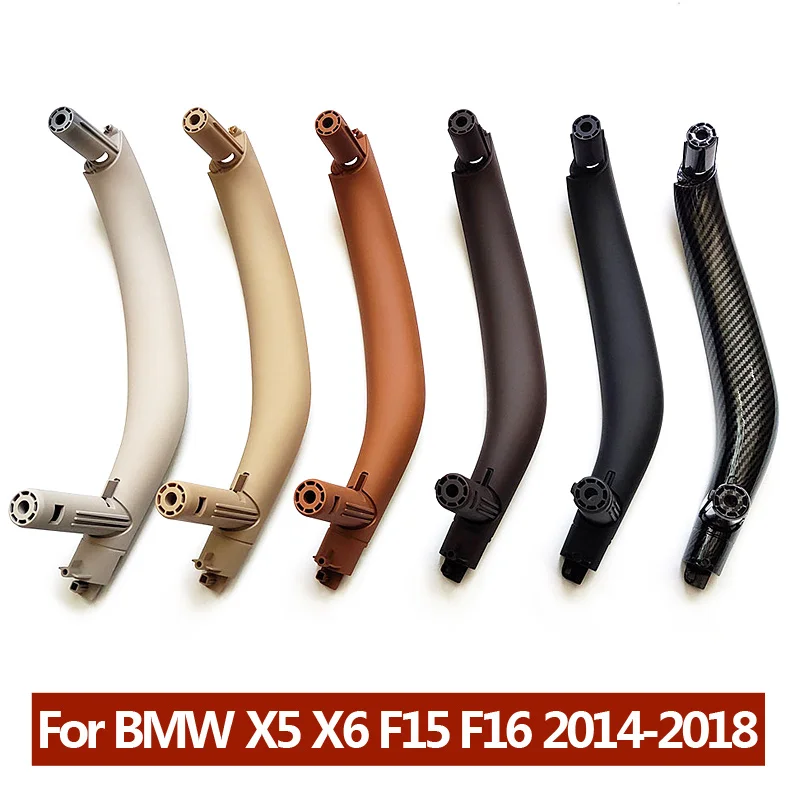 Housse Compatible 2014-2018 Poignée De Porte Intérieure Droite Pour BMW X5 X6 F15 F16 2014-2018 - Noir - Revêtement Caoutchouté