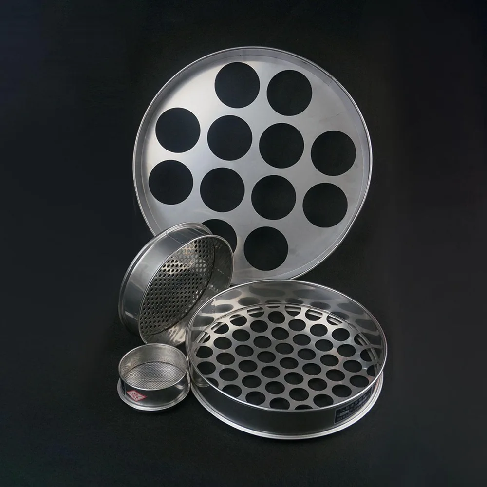 Dia 10cm 1mm Zu 9,5mm Loch 304 Edelstahl Runde Mesh Labor Test Sieb Für Kaffee Gewesen blueberry Schraube – Detail 2