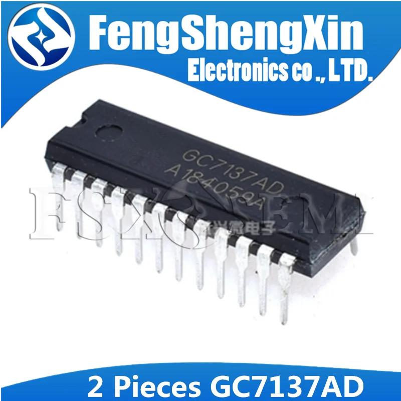 2pcs GC7137AD DIP-24 CC7137AD DIP GC7137 GC7137AP SOP-24 Three half LED display A/D converter IC