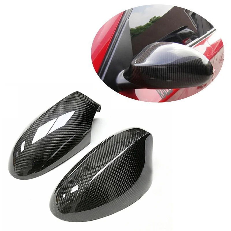 

Real Carbon Fiber Side Mirror Cover For BMW E87 E82 1 Series 2010-2011 of 116i 118i 120i Paste Style