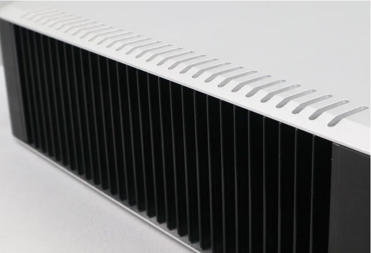 RD09 Telaio amplificatore completamente in alluminio/chassis preamplificatore/chassis DAC con dissipatore di calore su entrambi i lati