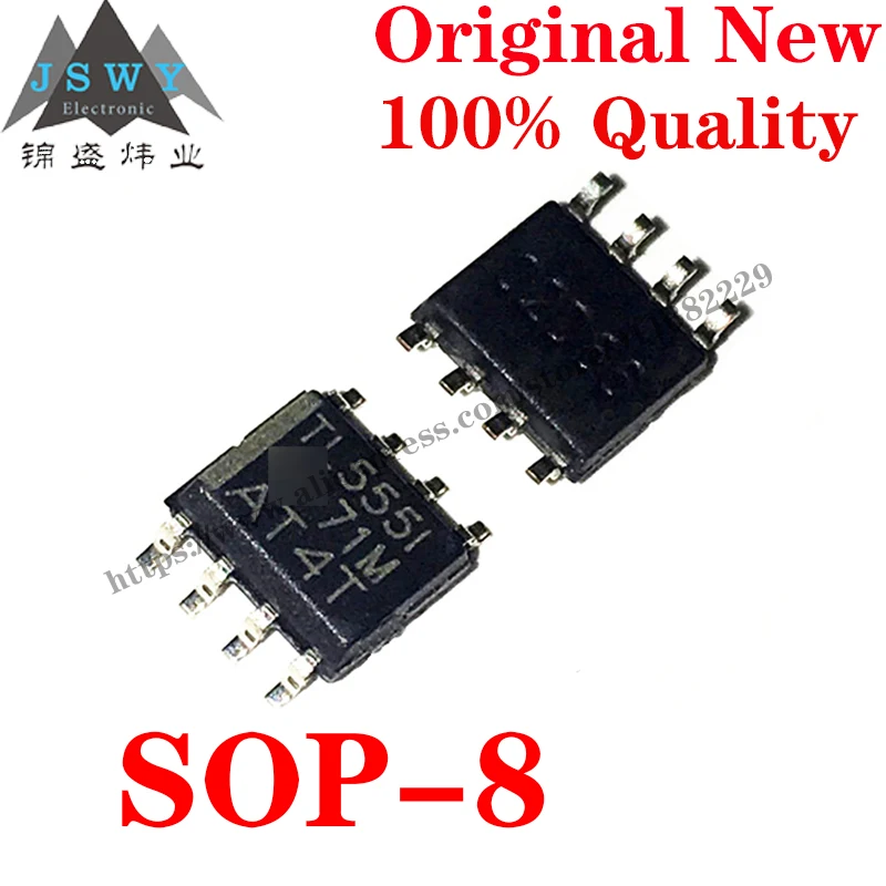 10~100 PCS TLC555IDR SOP-8 555I Semiconductor Timer and Support Products IC Chip with for module arduino Free Shipping TL555I