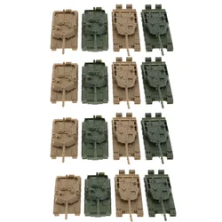 1:144 scale plastic tank models U.S. M1A2 + C.N. ZTZ-99 military tanks toy, 16pcs/set