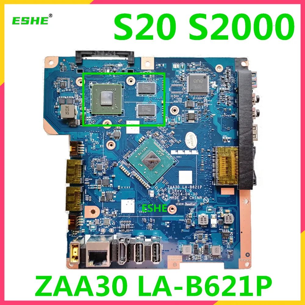 For Lenovo S20 S2000 All-in-One motherboard J2900 CPU 1G GPU ZAA30 LA-B621P S20-00 Mainboard 100% Fully Tested&High quality