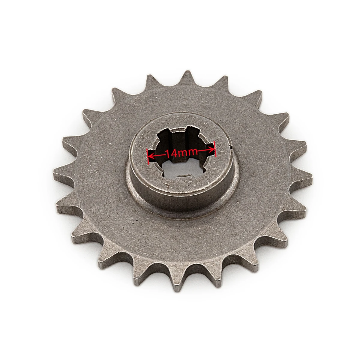 Roda dentada do pinhão de metal da caixa dianteira, corrente Cog, apto para 47cc, 49cc, Mini bicicleta, Scooter ciclomotor, Scooter ciclomotor, 11T,