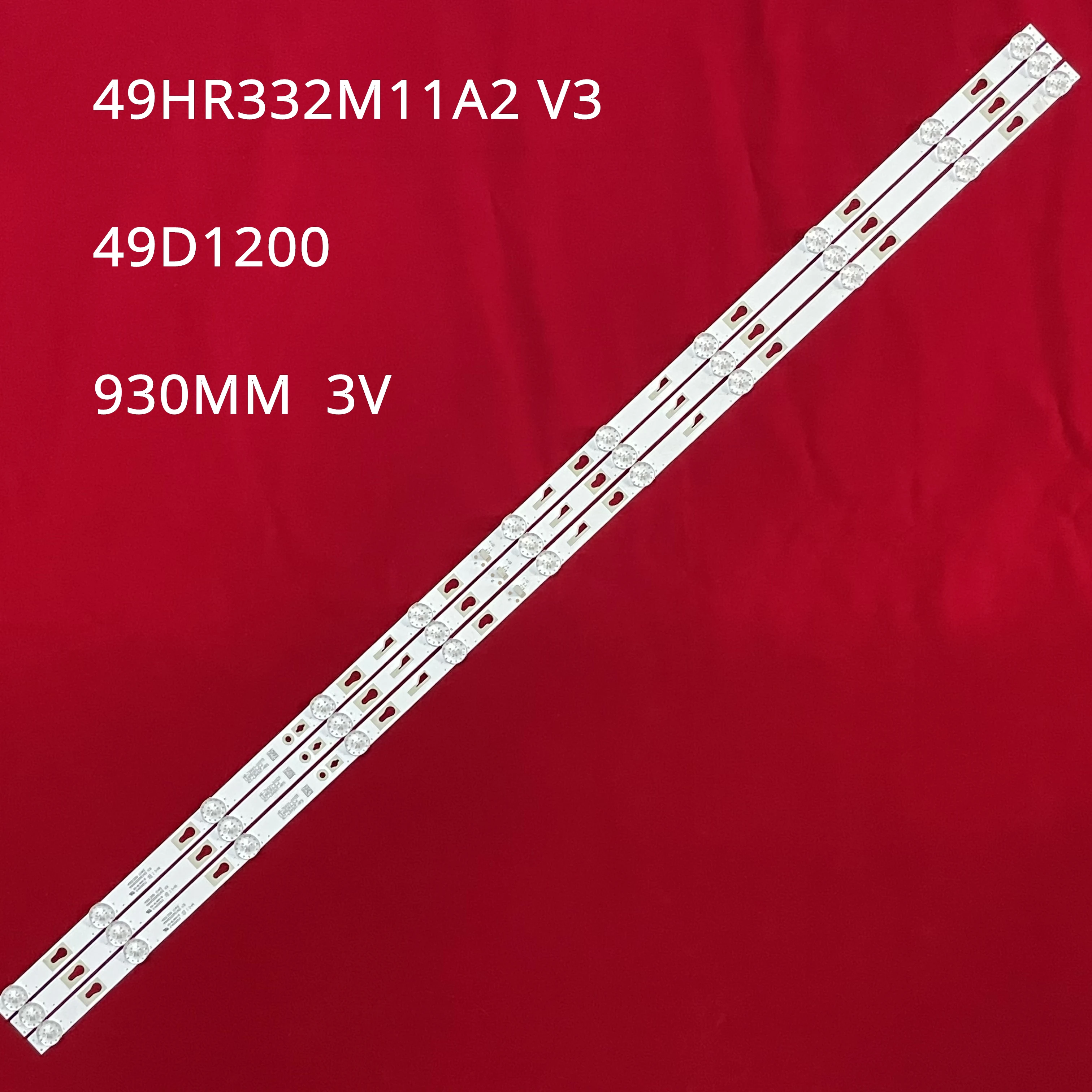 

LED Backlight strip For 49D1200 T49FSL6010 49US600TCS HR-78803-02964 LE03RB2R0-DK 4C-LB490T-HR9 LVF490CSDX 49HR332M11A2 V3