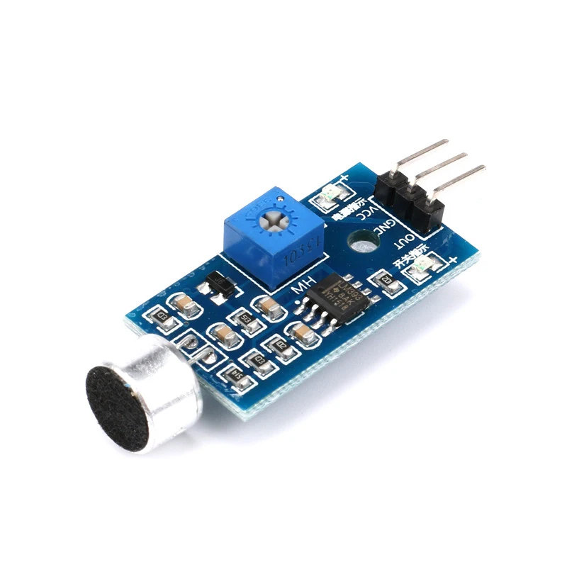 MAX4466 max9814 interruttore di rilevamento fischio interruttore microfono amplificatore per Arduino vendita modulo sensore audio sensore di