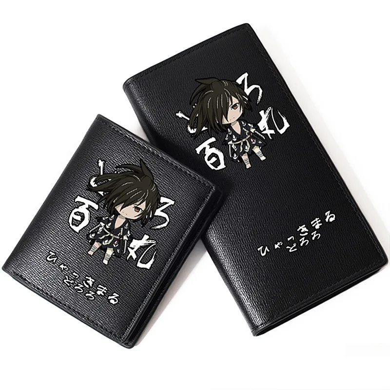

Японский мультяшный Dororo Hyakki Maru Косплей длинный кошелек для монет держатель для карт аниме из искусственной кожи короткий кошелек Высококачественная сумка для смены