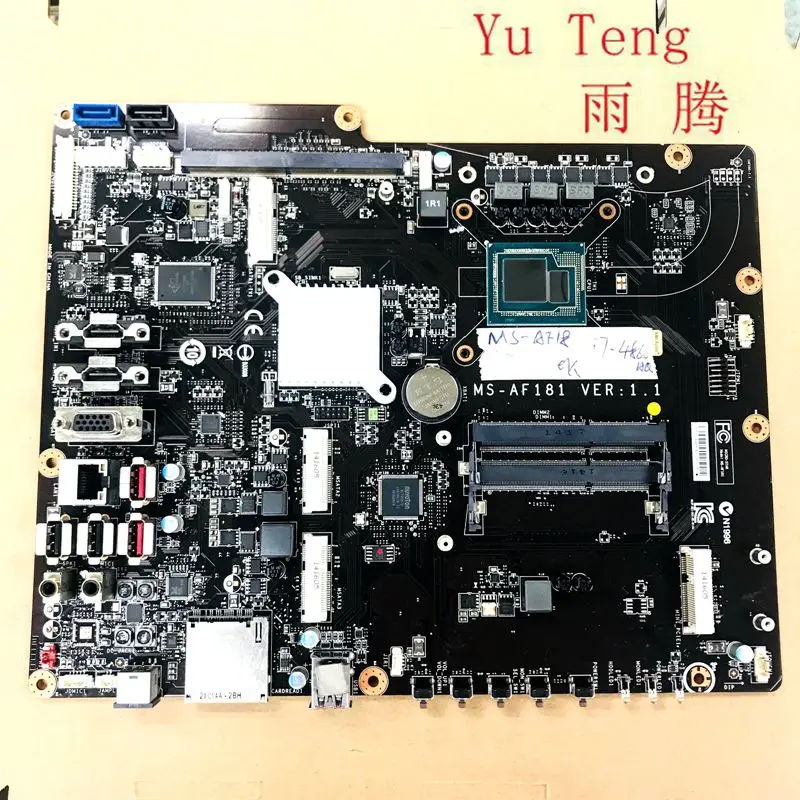 Placa base MS-AF18 todo en uno para MSI, con I7CPU 100% probado, entrega correcta, MS-AF181