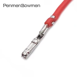 10 Pcs 2.0mm Auto Splice Crimping Terminal Electronic Connector Wire Loose Pin Replacement with Cable 8100-3455