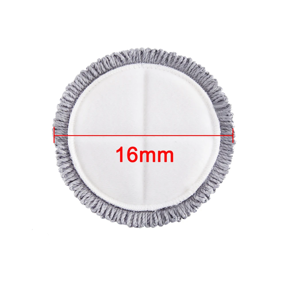 Almohadillas para paños de fregona, accesorios para aspiradora Dyson, cabezal de fregona húmedo y seco, 16mm, 6/12 unidades por lote