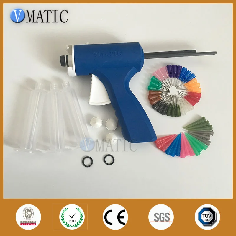 

Free Shipping Plastic 10Cc/Ml Dispensing Barrel Caulking Gun With Syringe & Needles