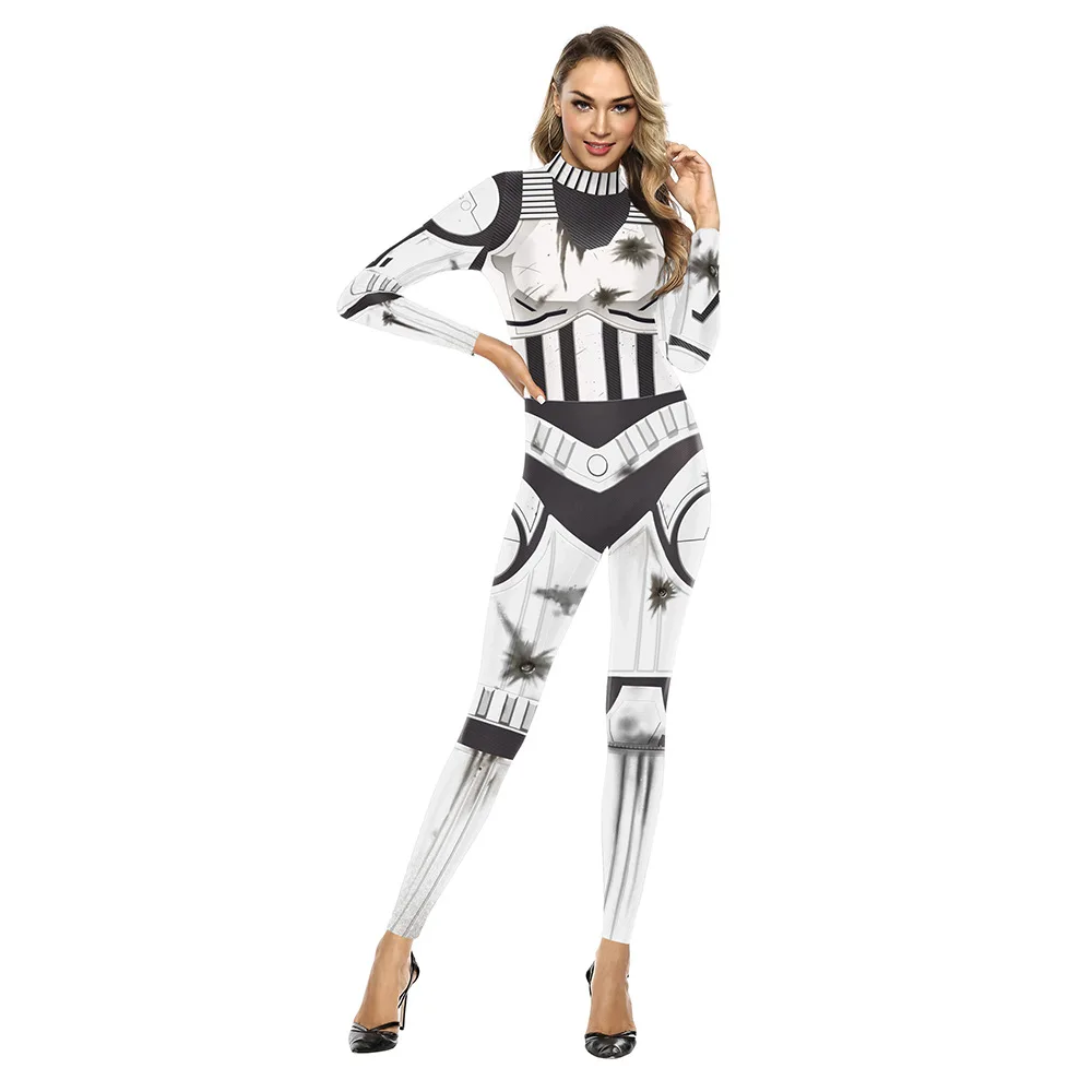 

New Fashion Women Carnival Costume 3D Print Jumpsuit Femaie Cosplay Outfits Clothing Fancy