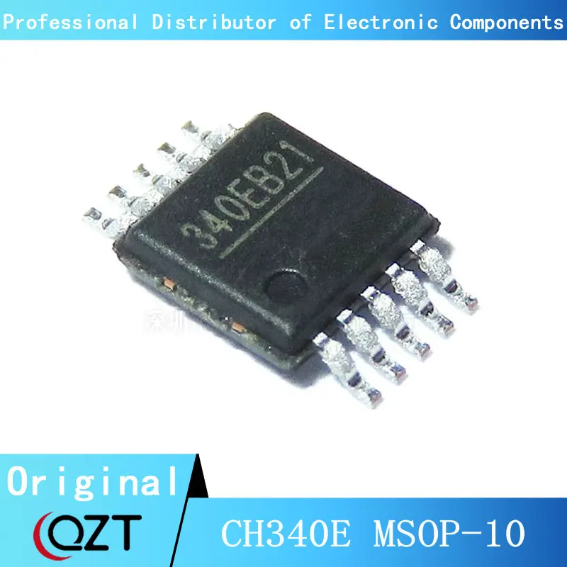 10pcs/lot CH340E MSOP CH340 340E MSOP-10 chip New spot