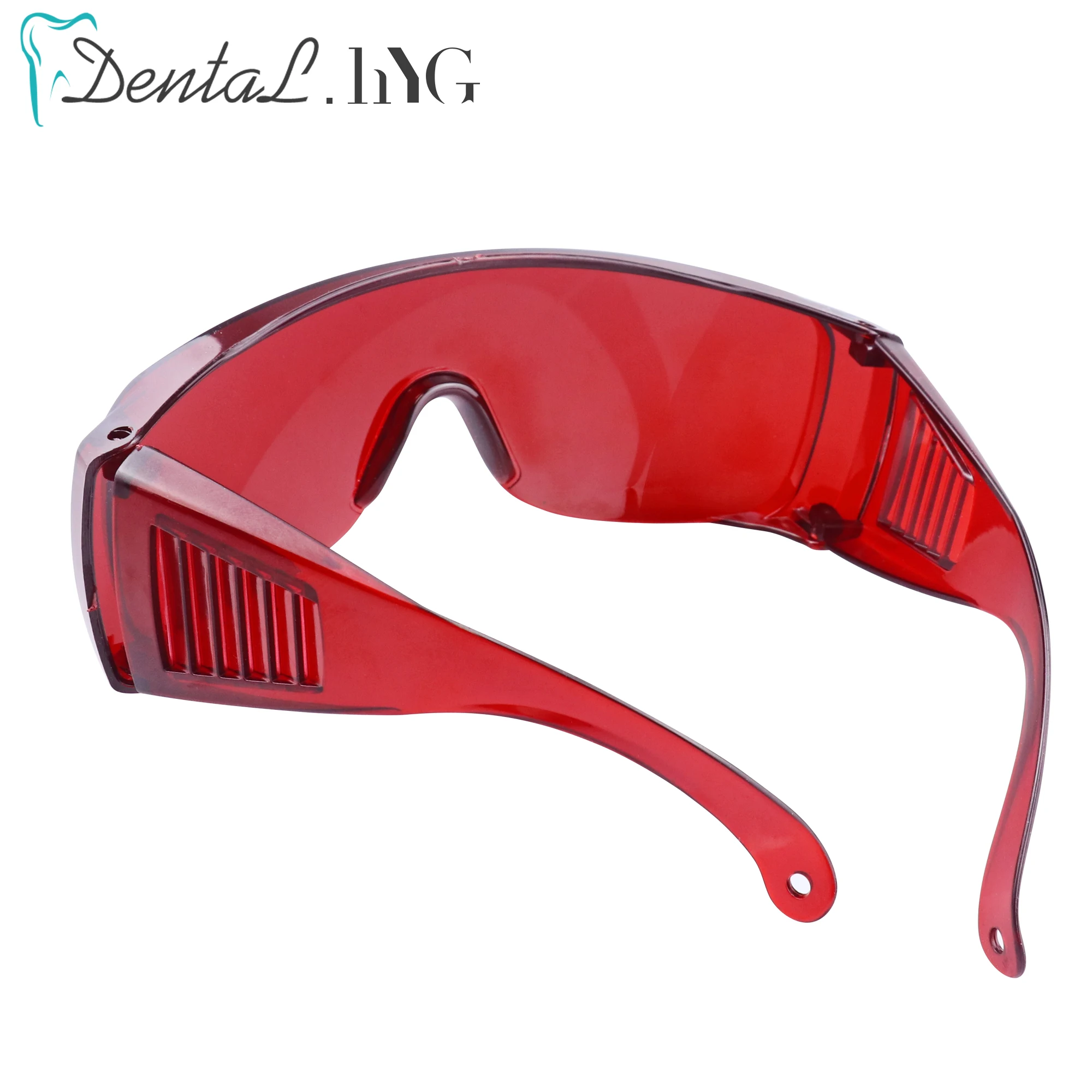 1pcs Dental Eye Protection Glasses Tooth Whitening Curing Light UV For Dentist Spectacles Red Goggle Glasses Protective Eye