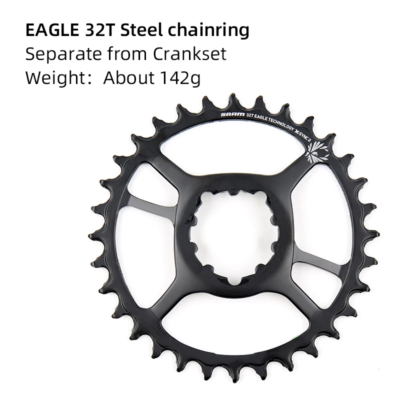 SRAM 12S 12 Speed NX SX EAGLE Chainring 30T 32T 34T 38T Steel Chain Wheel separate from crankset 6mm 3mm offset BOOST